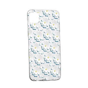 Husa Daisy - White Flower, pentru Apple iPhone 11 Pro Max, rezistenta la uzura, anti-alunecare, din silicon Premium, 683 Husa Daisy - White Flower, pentru Apple iPhone 11 Pro Max, rezistenta la uzura, anti-alunecare, din silicon Premium, 683