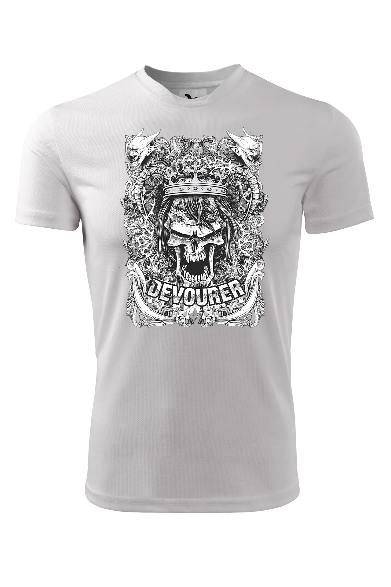 Tricou personalizat, Devourer, Adler, Alb