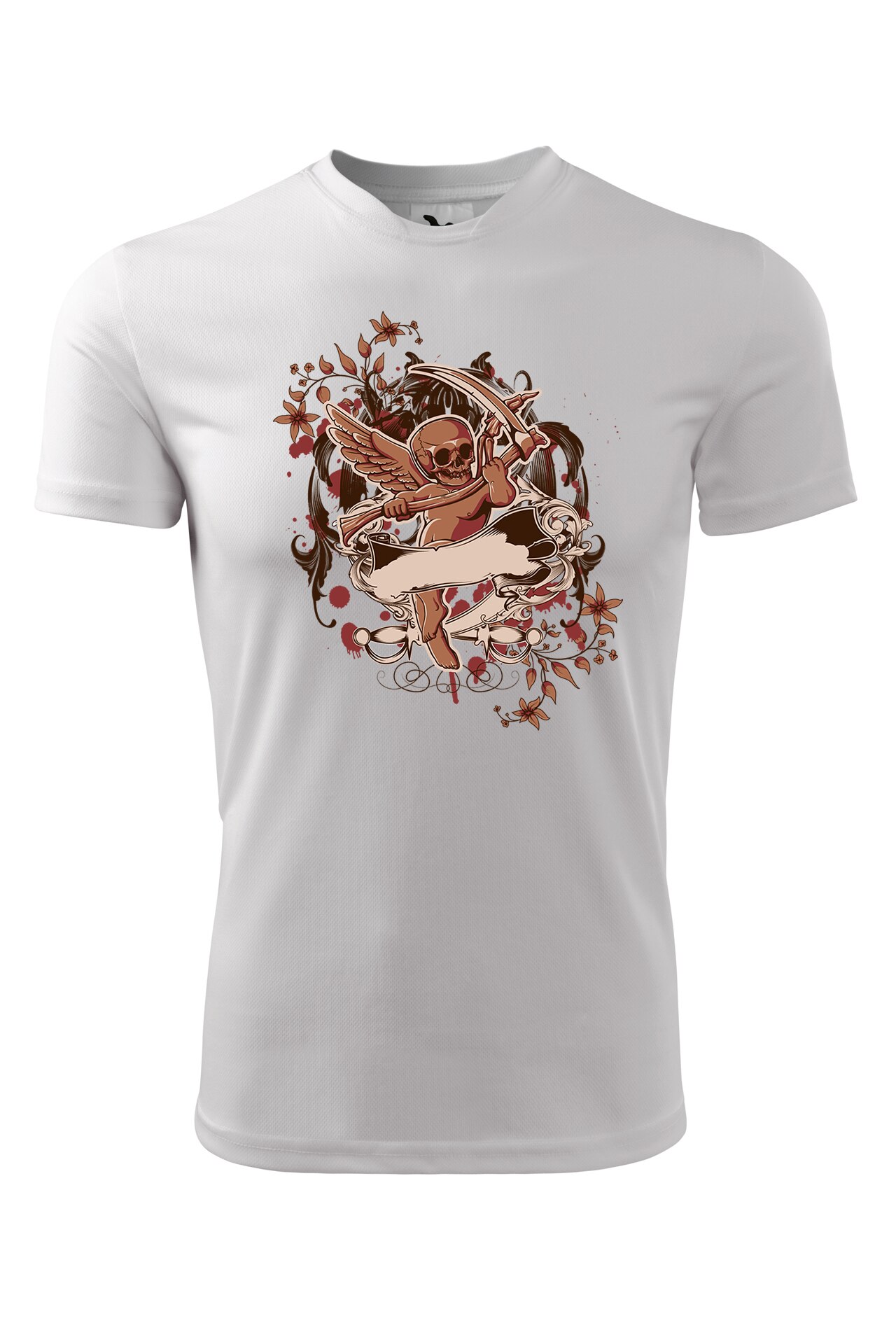 Tricou personalizat, Young Death, Adler, Alb