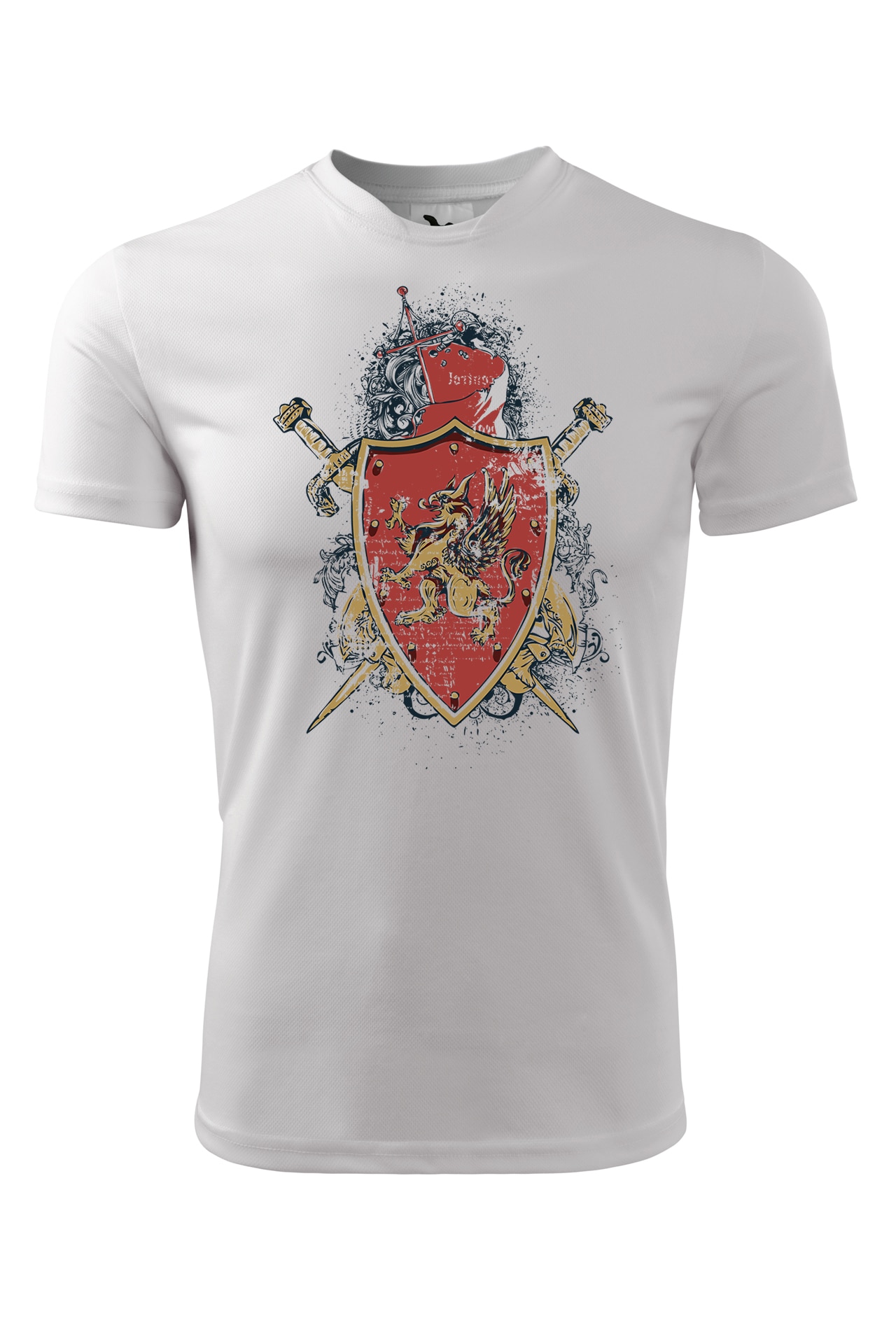 Tricou personalizat, Gryphon Shield, Adler, Alb