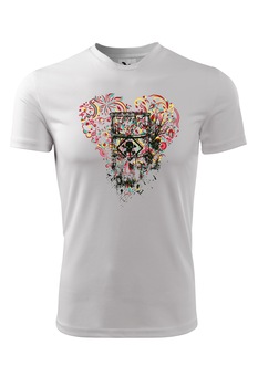 Tricou personalizat, Toxic Heart, Adler, Alb Tricou personalizat, Toxic Heart, Adler, Alb