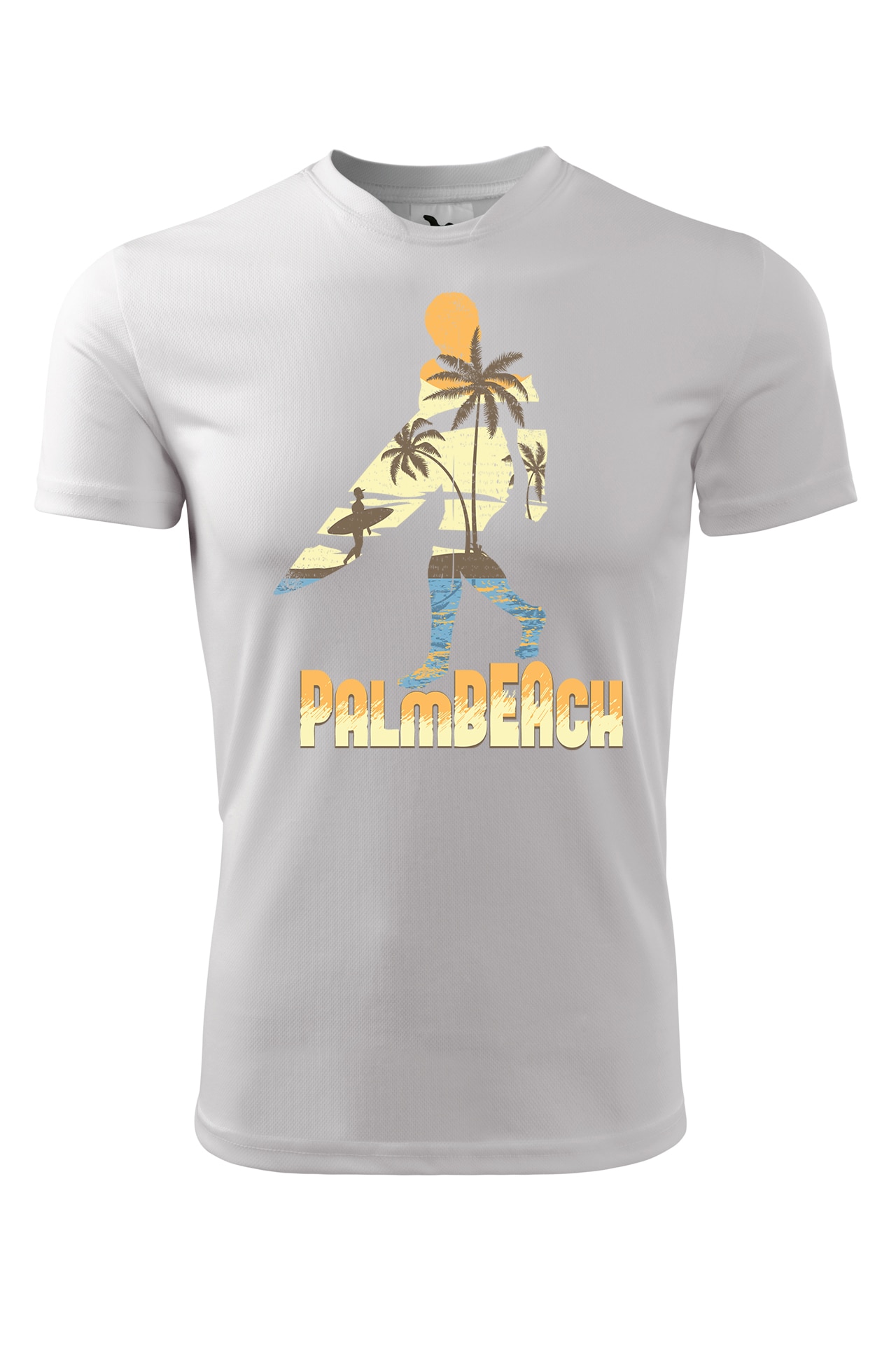 Tricou personalizat, Palm Beach, Adler, Alb