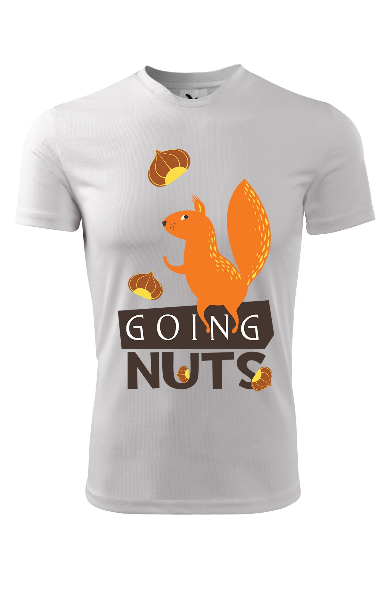 Tricou personalizat, Going Nuts, Adler, Alb