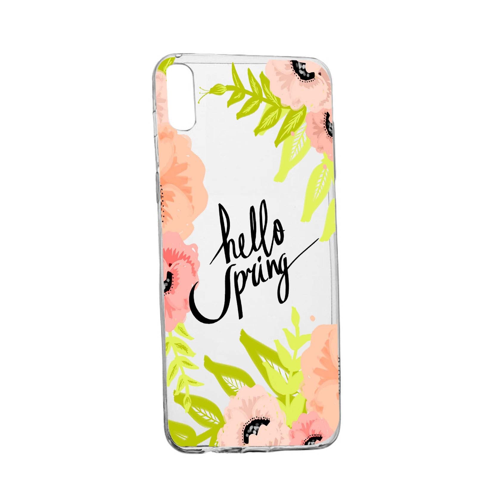 Husa Hello Spring, pentru Xiaomi Mi A2 / Mi 6X, rezistenta la uzura, anti-alunecare, din silicon Premium, 685