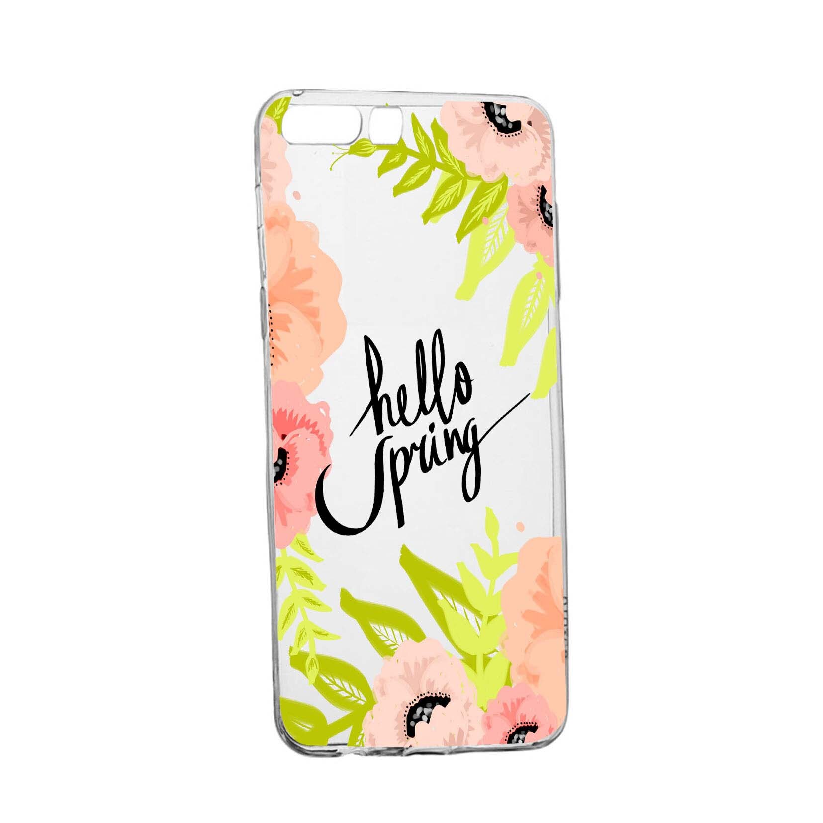 Husa Hello Spring, pentru Huawei Honor 10, rezistenta la uzura, anti-alunecare, din silicon Premium, 685