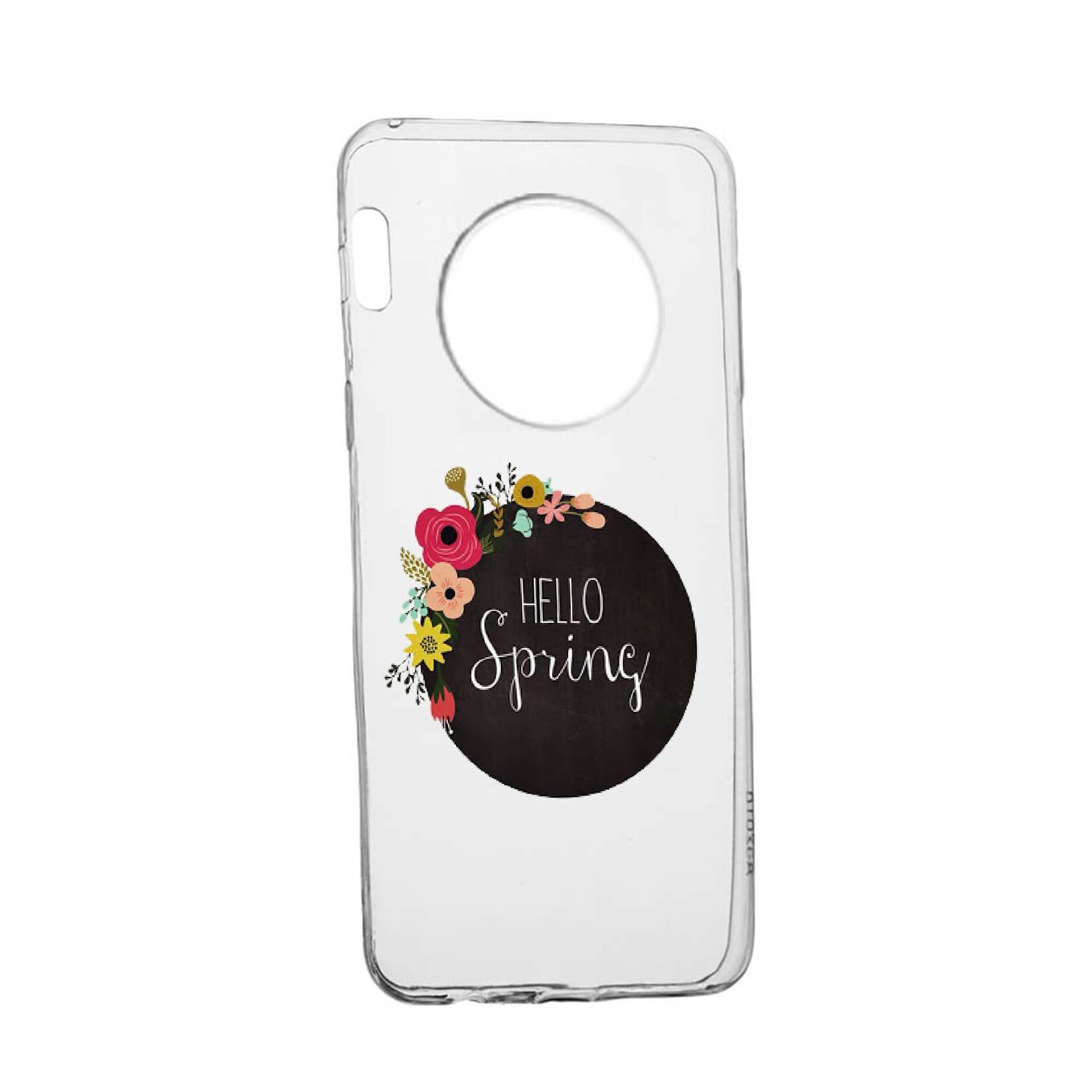 Husa Hello Spring, pentru Huawei Mate 30, rezistenta la uzura, anti-alunecare, din silicon Premium, 684