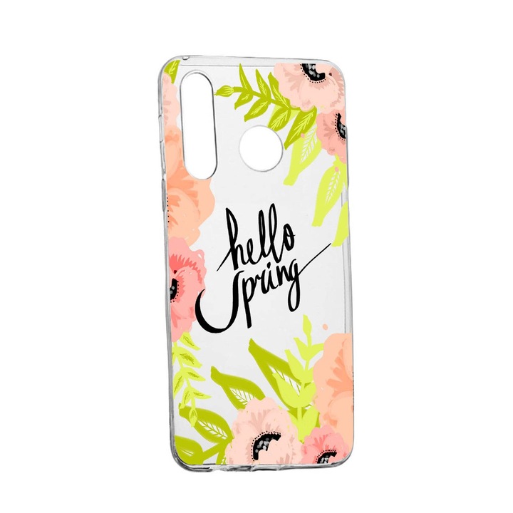 Hello Spring Устойчив на износване противоплъзгащ премиум силиконов калъф 685 за Samsung Galaxy A60