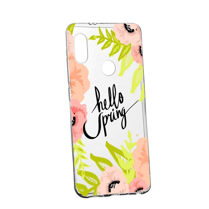 Hello Spring Устойчив на износване противоплъзгащ премиум силиконов калъф за Samsung Galaxy A20e 685