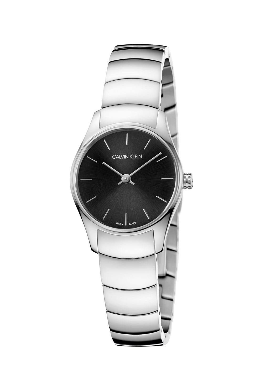 Calvin Klein, Ceas quartz din otel inoxidabil, Argintiu