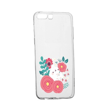Husa Rabbit in flowers, pentru Sony XZ Premium, rezistenta la uzura, anti-alunecare, din silicon Premium, 686 Husa Rabbit in flowers, pentru Sony XZ Premium, rezistenta la uzura, anti-alunecare, din silicon Premium, 686
