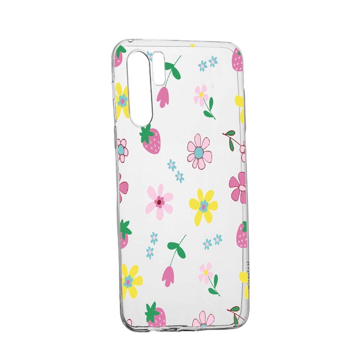 Flowers Case за Huawei P30 Pro Устойчив на износване противоплъзгащ премиум силикон 687