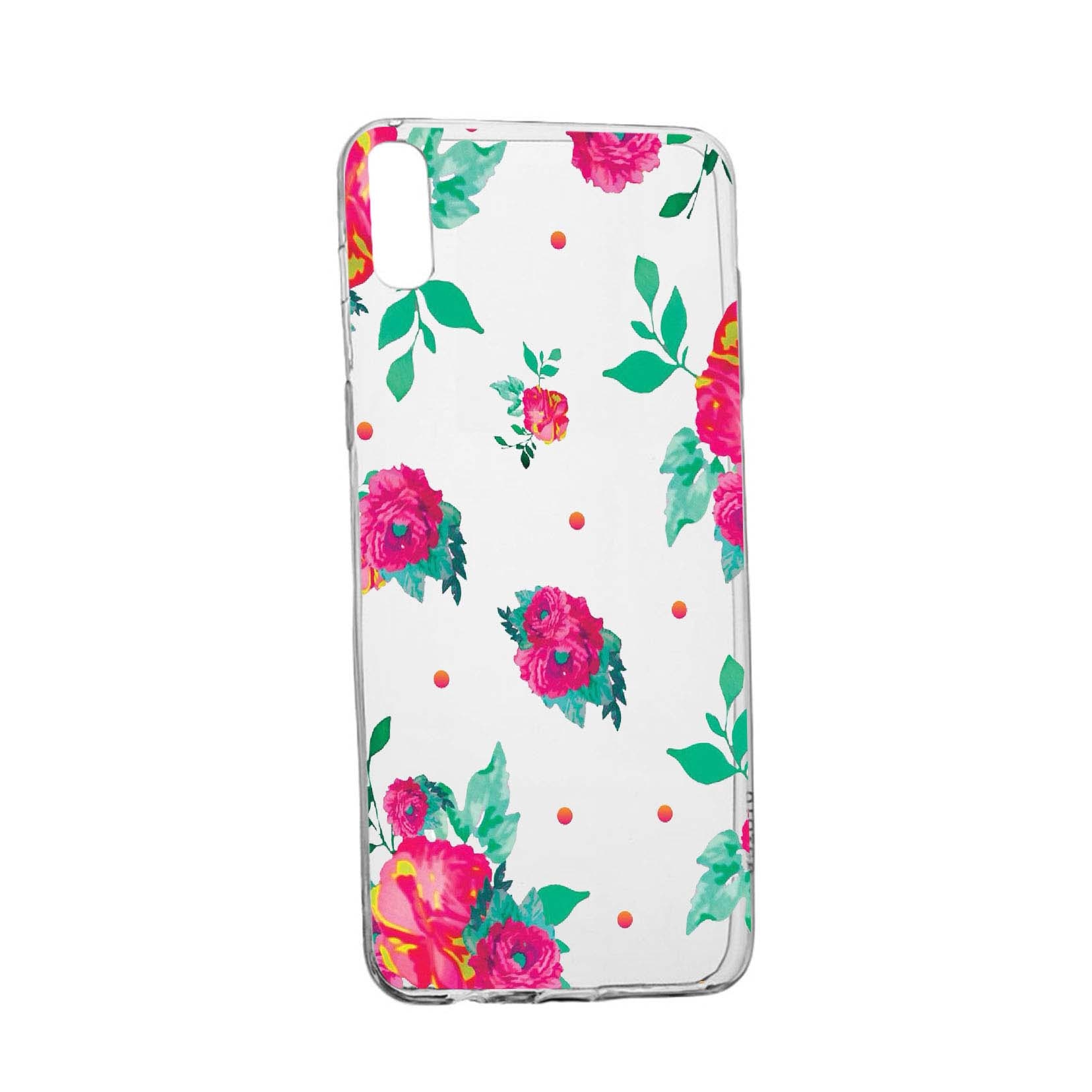 Husa Roses - Pastel colors, pentru Sony XA1 Plus, rezistenta la uzura, anti-alunecare, din silicon Premium, 688