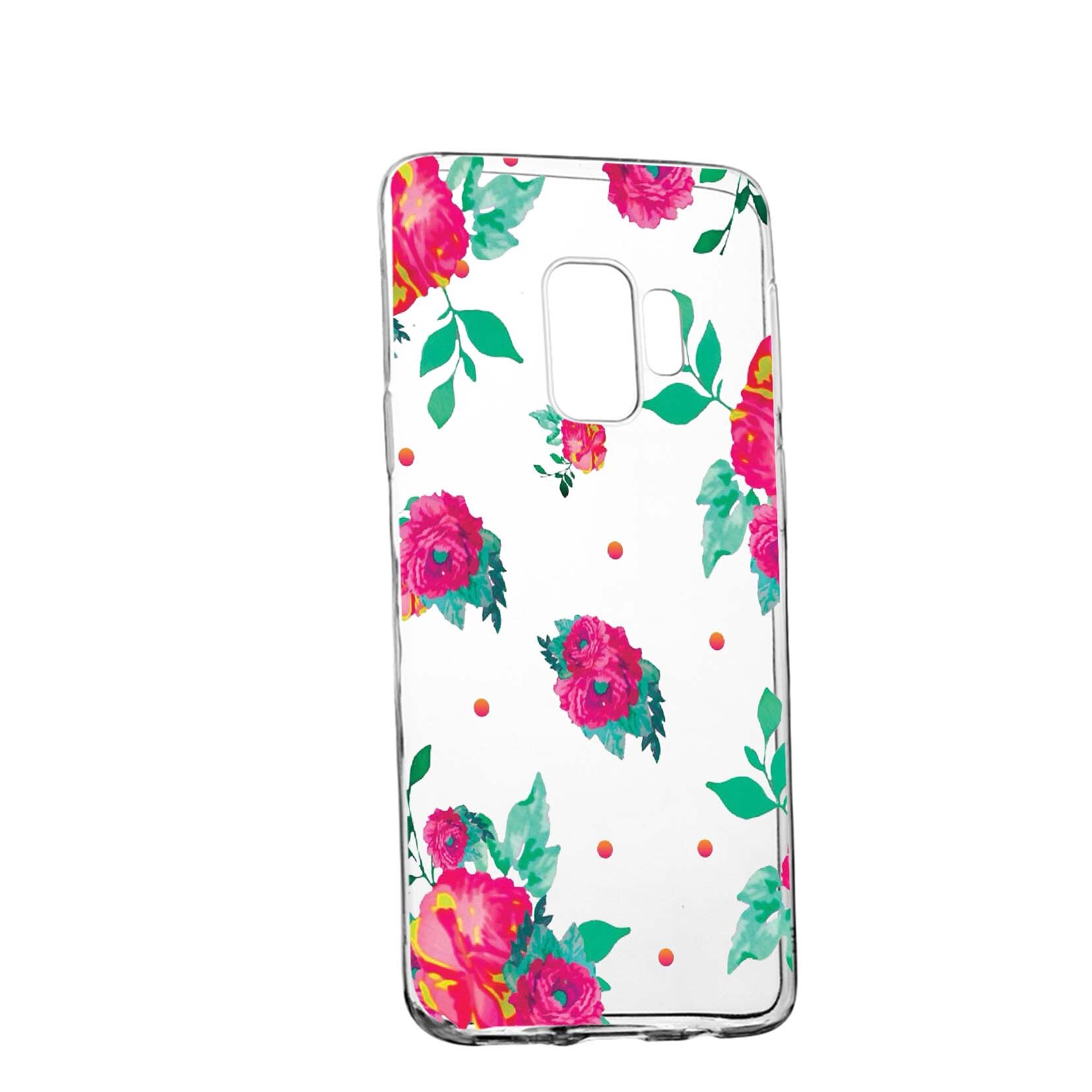 Husa Roses - Pastel colors, pentru Huawei Mate 20 Lite, rezistenta la uzura, anti-alunecare, din silicon Premium, 688