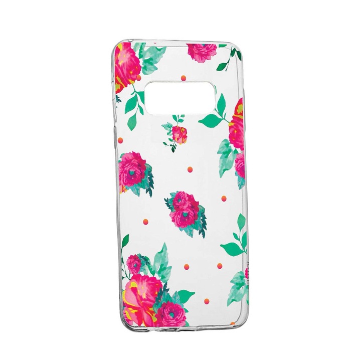 Калъф Roses - Пастелни цветове, за Samsung Galaxy Note 9, износоустойчив, противоплъзгащ, премиум силикон, 688