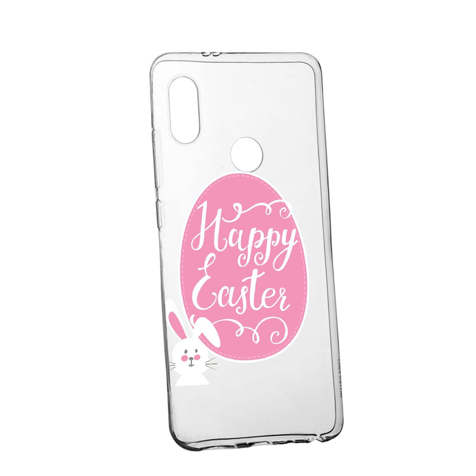 Husa Happy Easter, pentru Xiaomi Redmi Note 5 Pro / Note 5 Dual Camera, rezistenta la uzura, anti-alunecare, din silicon Premium, 689