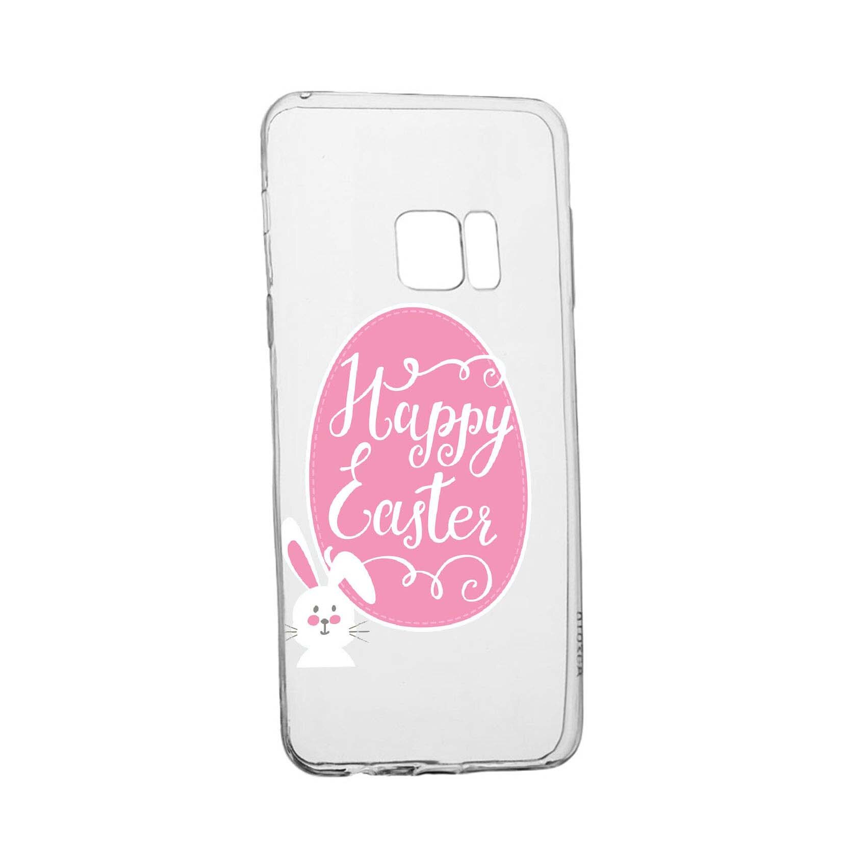 Husa Happy Easter, pentru Samsung Galaxy S7 Edge, rezistenta la uzura, anti-alunecare, din silicon Premium, 689