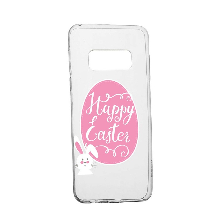 Husa Happy Easter, pentru Samsung Galaxy Note 9, rezistenta la uzura, anti-alunecare, din silicon Premium, 689