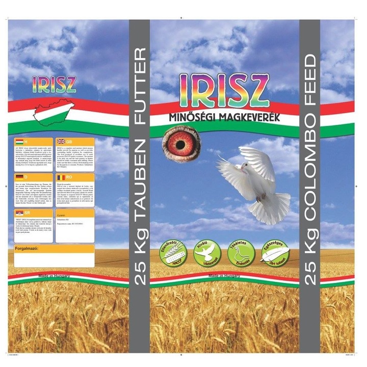Hrana completa pentru porumbei, Irisz, 20kg