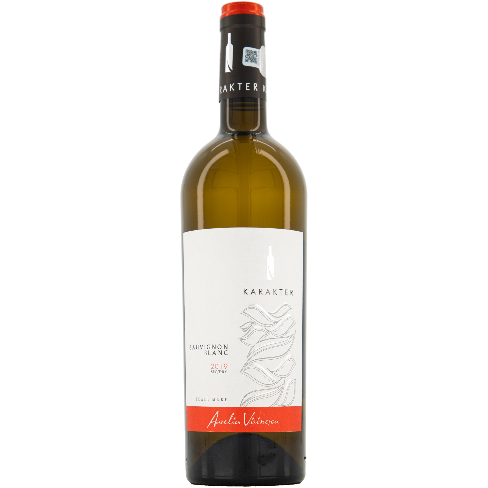 Vin Alb Aurelia Visinescu Karakter Sauvignon Blanc, Sec, 0.75l