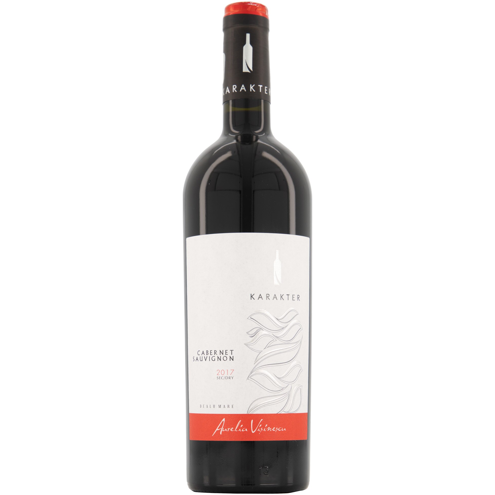 Vin Rosu Aurelia Visinescu Karakter Cabernet Sauvignon, Sec, 0.75l