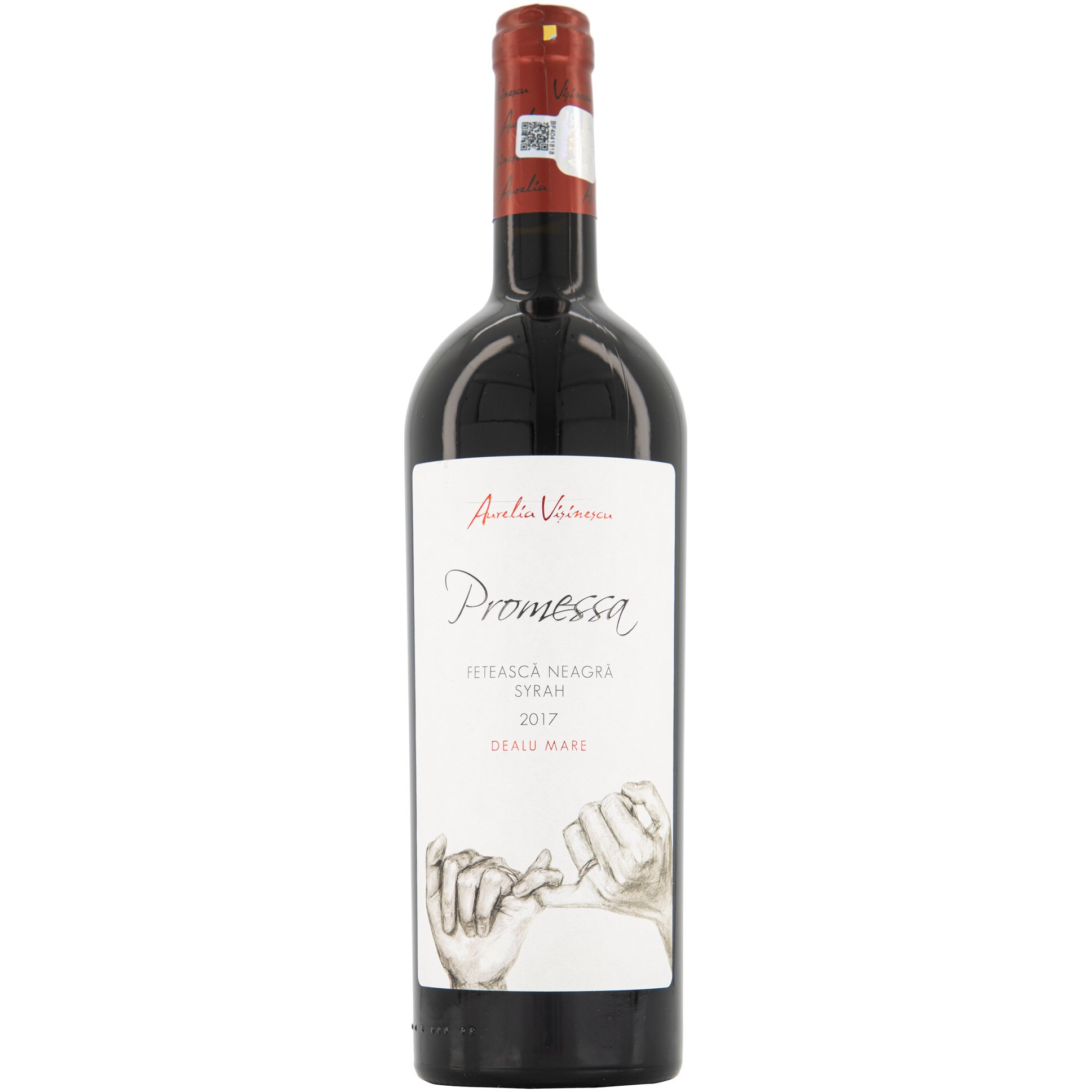 Vin Rosu Aurelia Visinescu Promessa Cupaj Sec, 0.75l