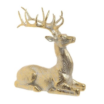 Cerb auriu decorativ din rasina 24 * 11 * 27 Cerb auriu decorativ din rasina 24 * 11 * 27