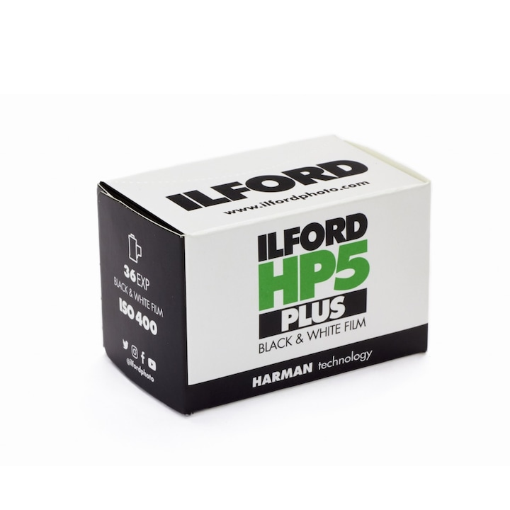 Film negativ alb-negru Ilford HP5, ISO 400, 135-36