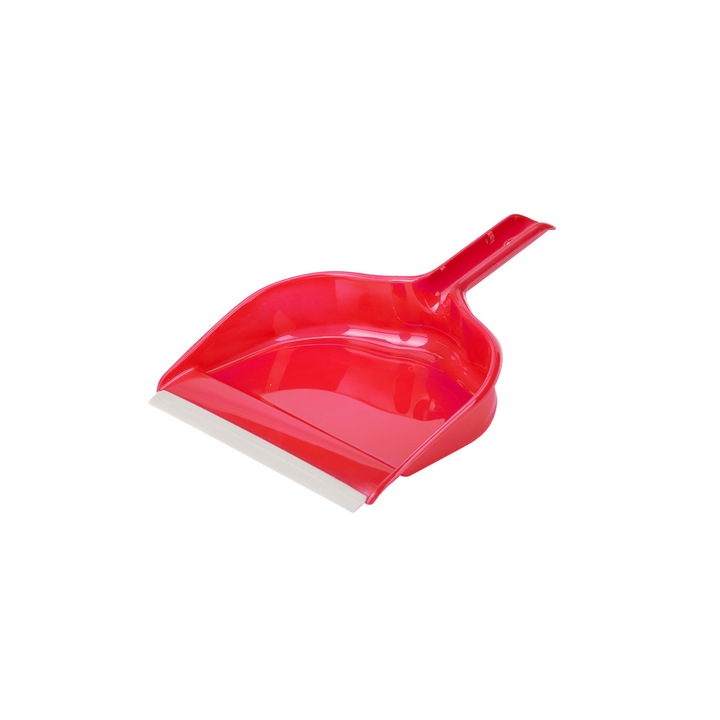 Faras din plastic cu lamela cauciuc, rosu