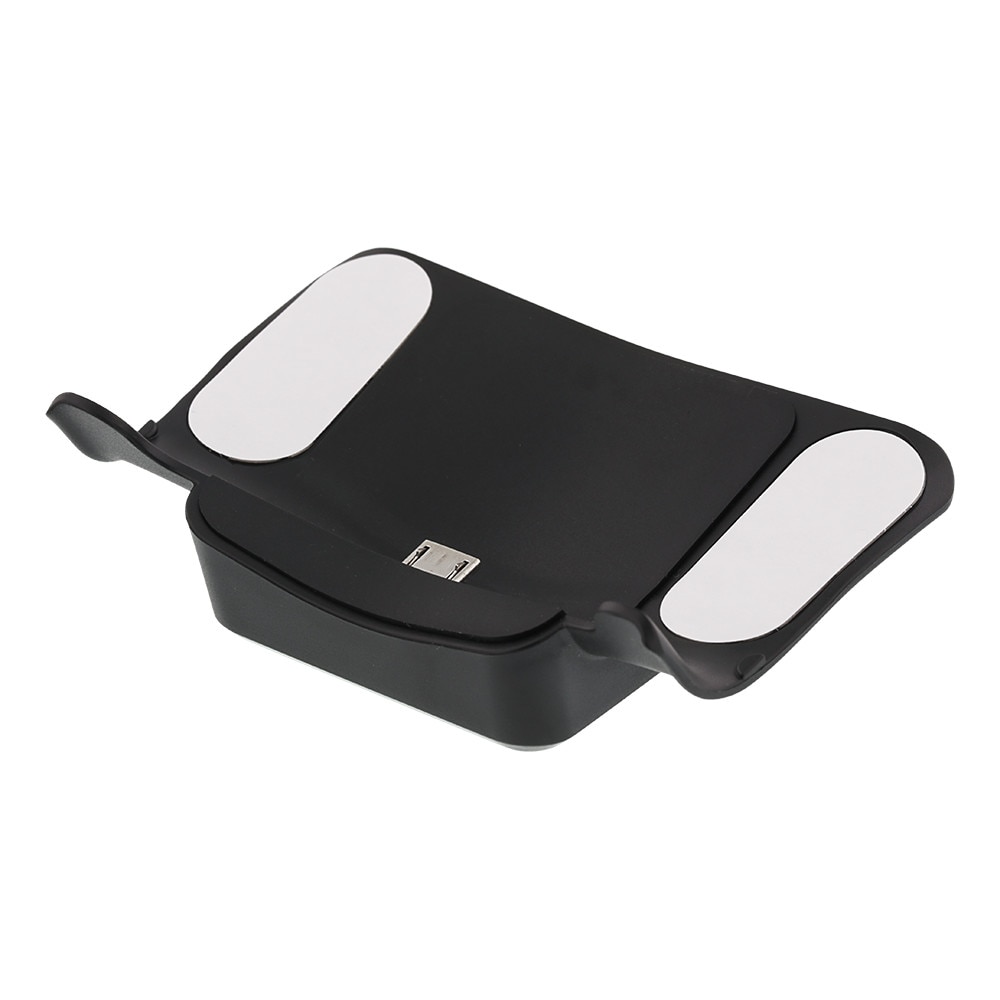 Receiver incarcare wireless pentru controller PS4, DELTACO GAMING, certificat Qi, negru