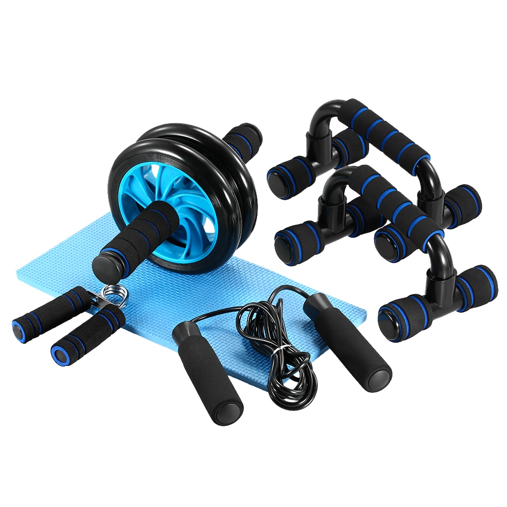 Set 5 accesorii pentru antrenament TOMSHOO 5in1, Negru/Albastru