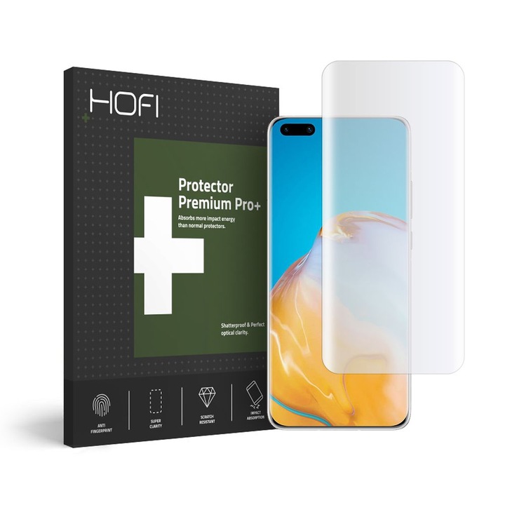 Стъклен протектор HOFI UV GLASS за Huawei P40 Pro, Прозрачен