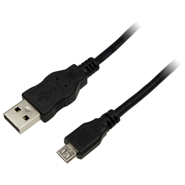 LogiLink USB 2.0 A - Micro USB-B kábel, 0,6m