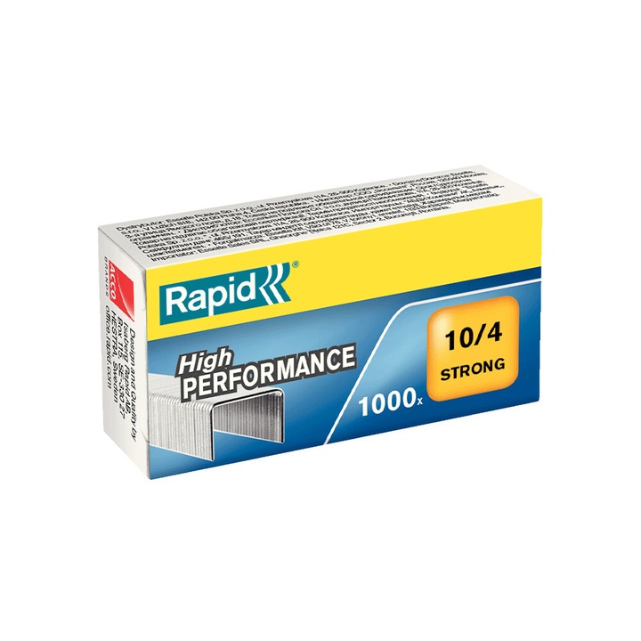 Capse Rapid Strong 10/4, otel galvanizat, 1000 bucati/cutie 24870800