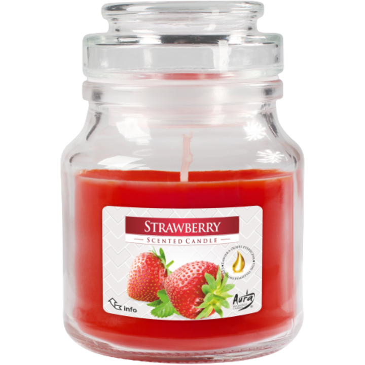 Стъклена ароматна свещ SND71-73 Ягоди