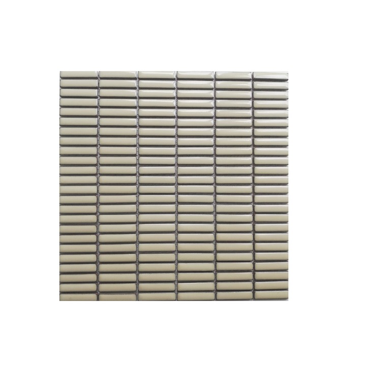 Mozaic ceramica Top Mosaic, format baghetele, latte lucios, 30x30 cm