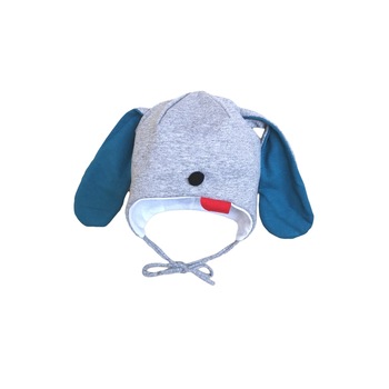 Caciula Mic Pitic C24NOU din tricot model catel cu urechi lungi, gri, 40 cm, Gri, 40 cm Caciula Mic Pitic C24NOU din tricot model catel cu urechi lungi, gri, 40 cm, Gri, 40 cm