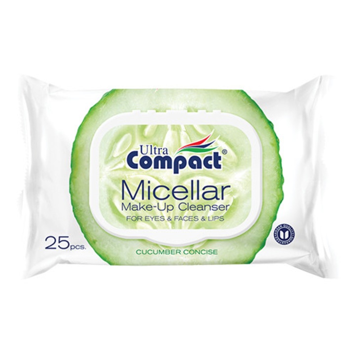 Servetele Demachiante Micellar Ultra Compact, 25 buc