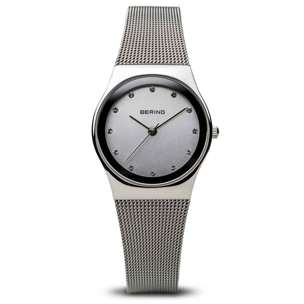 Ceas de dama Bering 12927-000 Classic 27mm, 3ATM, Argintiu