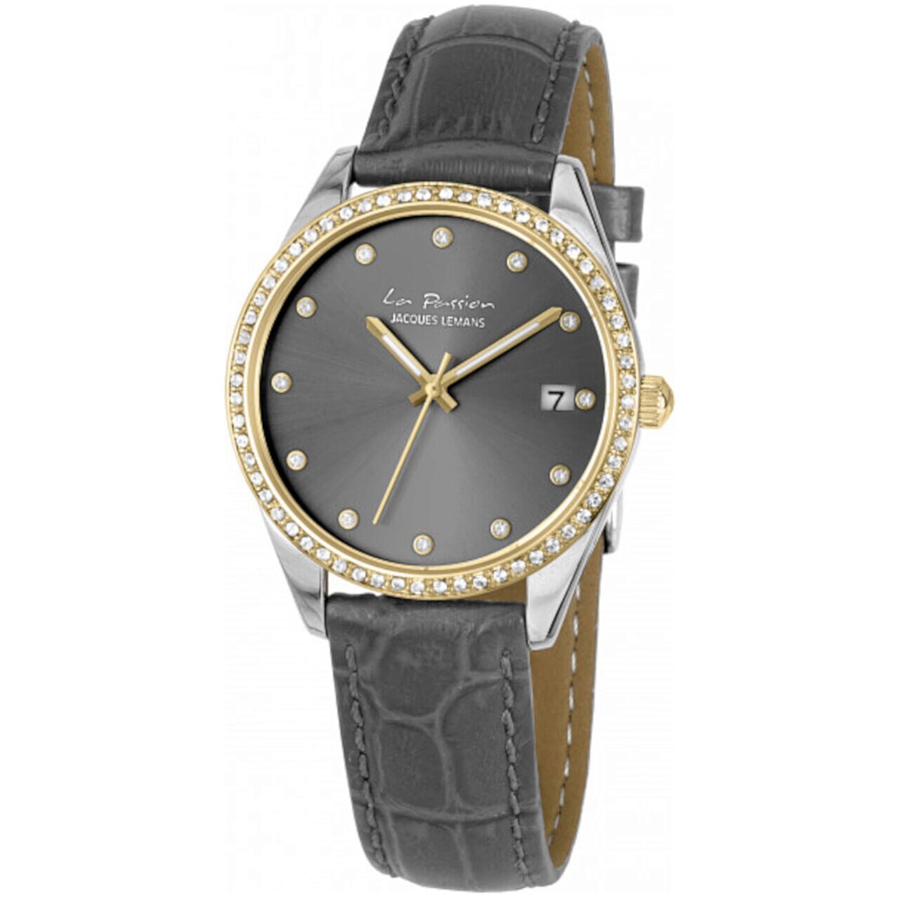 Ceas de dama Jacques Lemans LP-133C La Passion, 35mm, 10ATM, Argintiu