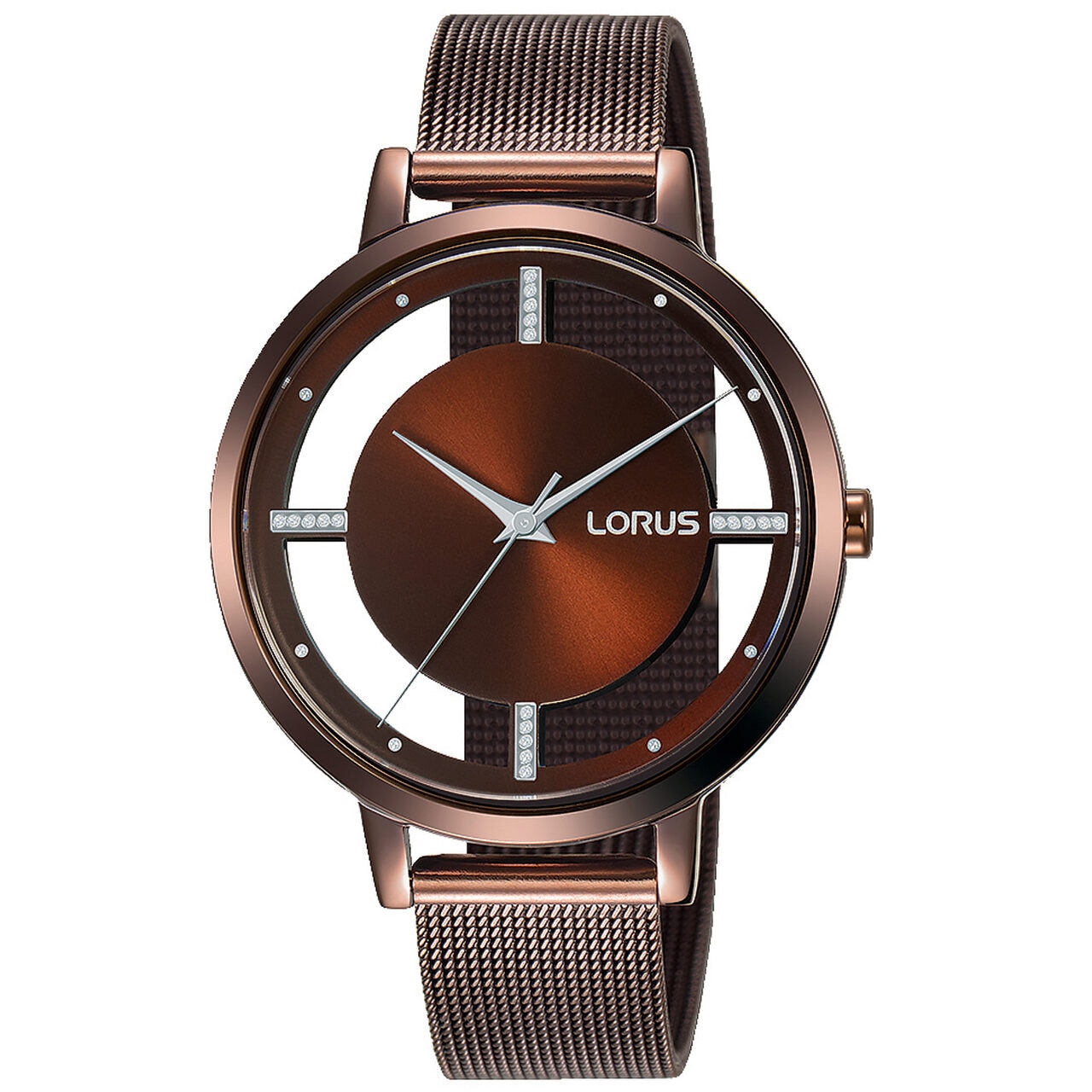 Ceas de dama Lorus RG245SX-9, 36mm, 5ATM, Maro