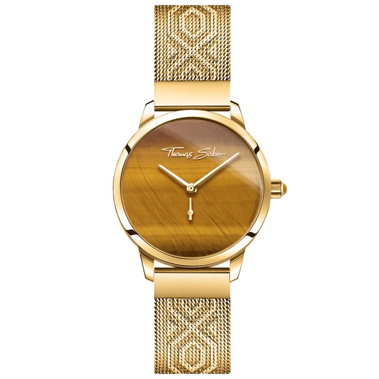 Ceas de dama Thomas Sabo WA0364-264-205 Garden Spirit Tigerauge 33mm