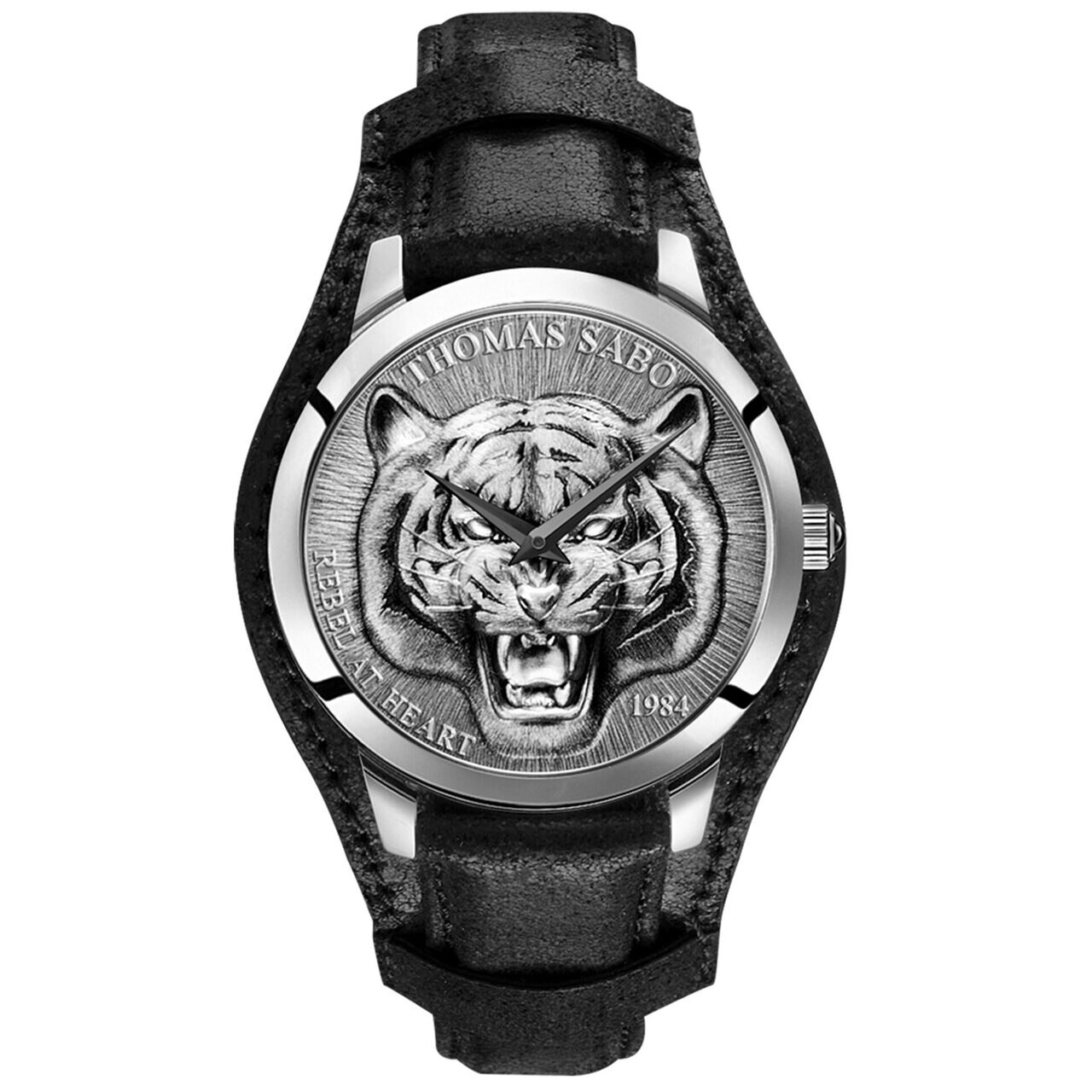 Ceas barbatesc Thomas Sabo WA0367-203-201 Rebel Tiger 3D 42mm 5ATM