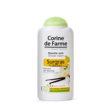 Gel de dus hidratant cu vanilie Corine de Farme, 300 ml Gel de dus hidratant cu vanilie Corine de Farme, 300 ml