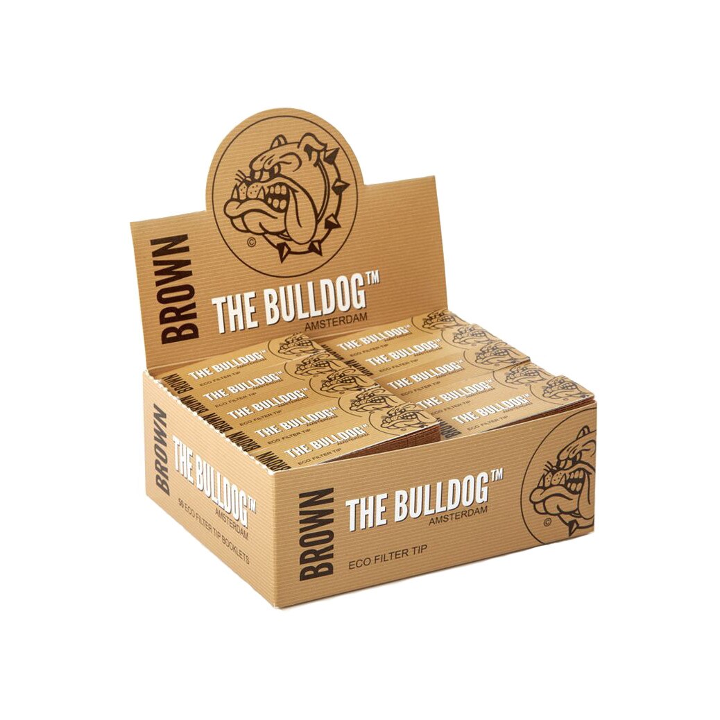 Set Filtre The Bulldog Filter Tip Brown, 50 pachete x 33 filtre