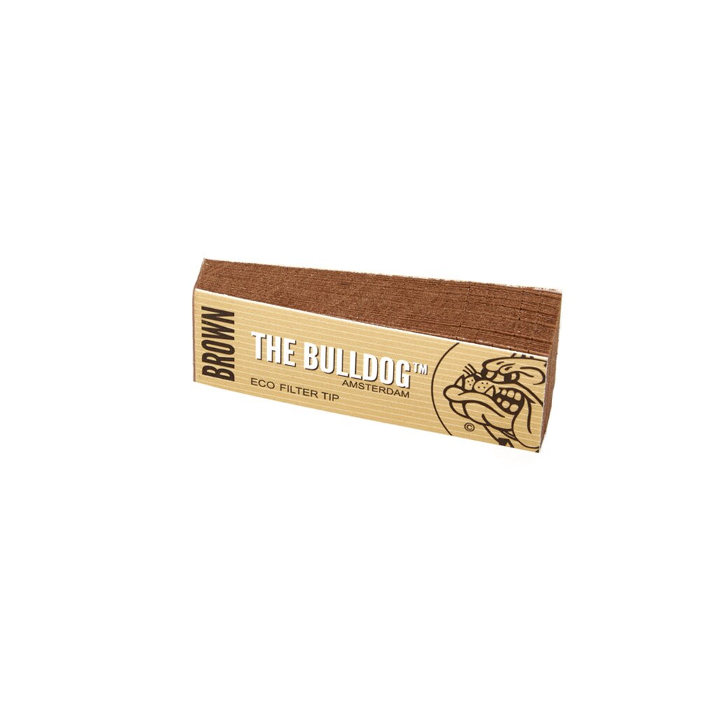 Filtre The Bulldog Filter Tip Brown, 33 filtre