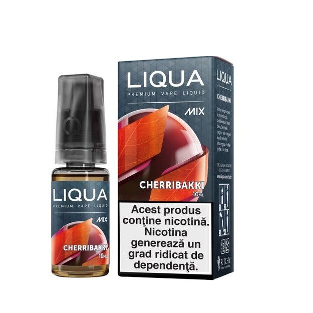 Lichid Tigara Electronica Liqua Mix - Cherribakki ,10ml ,12mg/ml