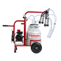 aparat de muls vaci vepemir 1 post si 1 bidon aluminiu 40 litri eco red imagen 56_0_
0