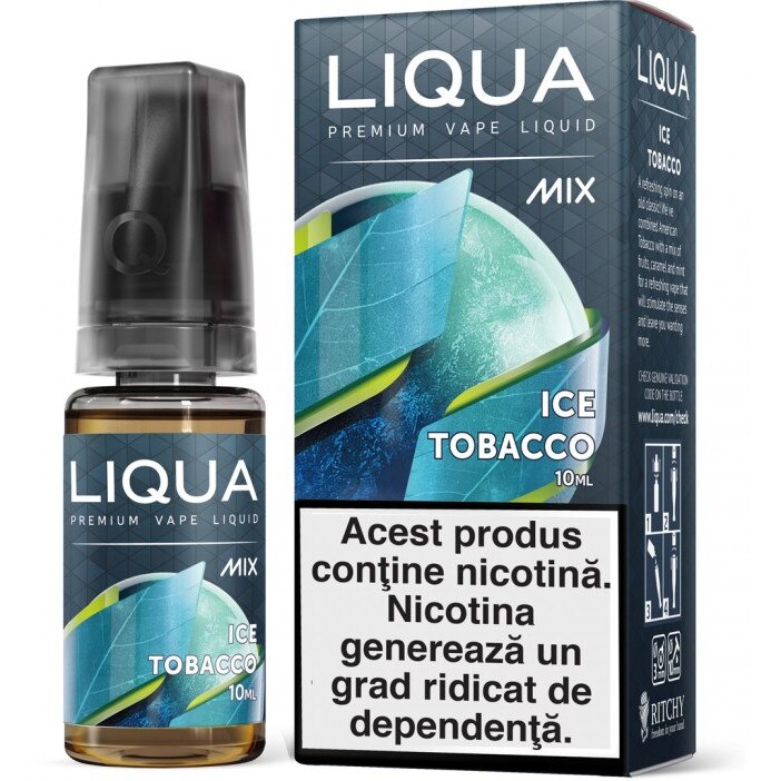Lichid Tigara Electronica Liqua Mix - Ice Tobacco ,10ml ,6mg/ml