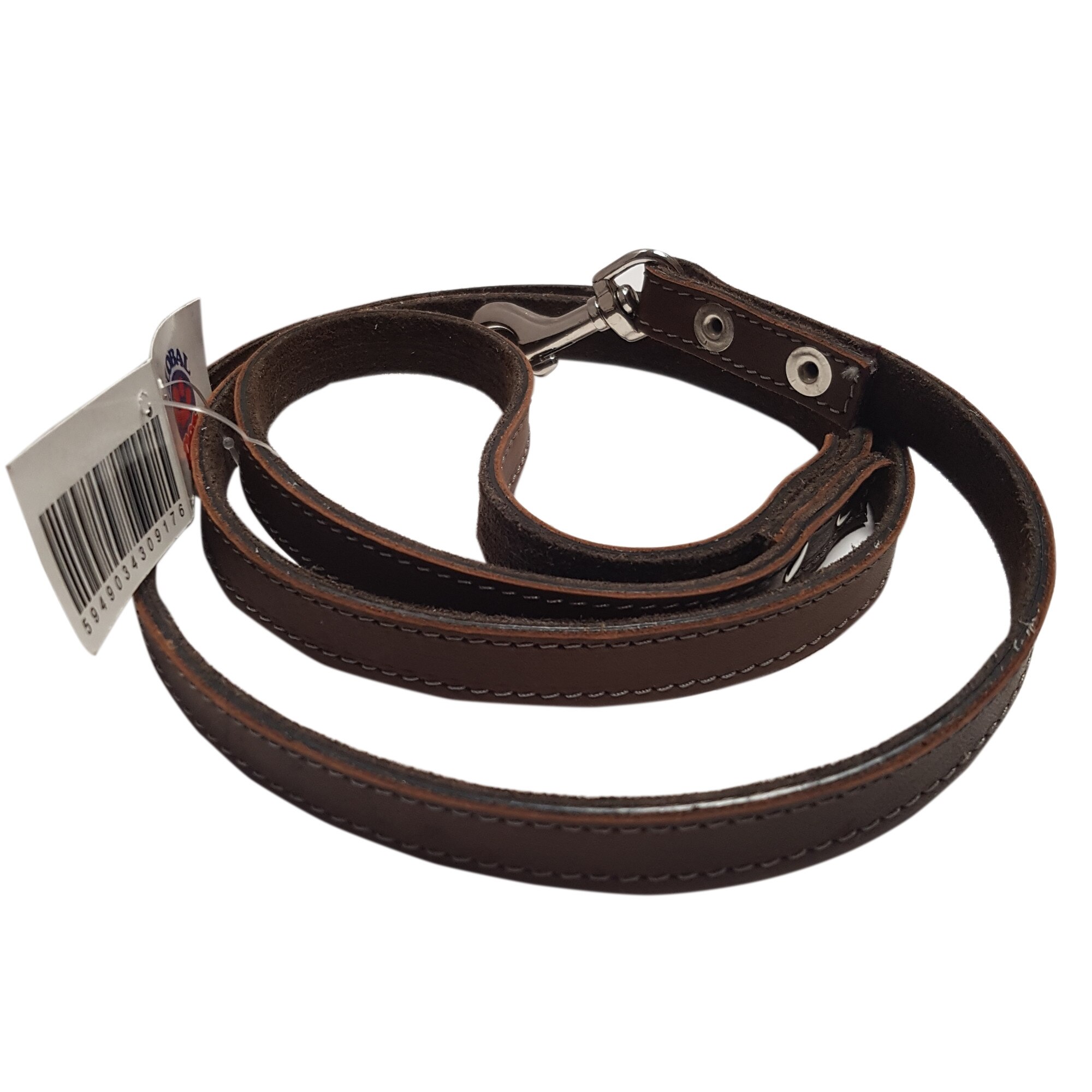 Lesa de piele 1.5/120 cm, Maro