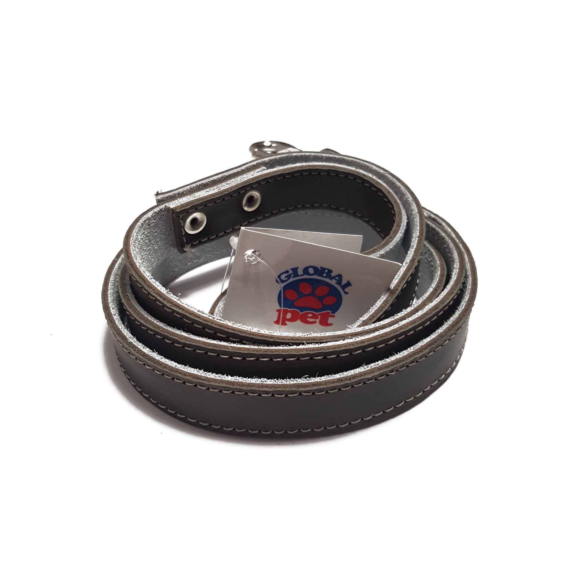 Lesa de piele 2/120 cm, Gri